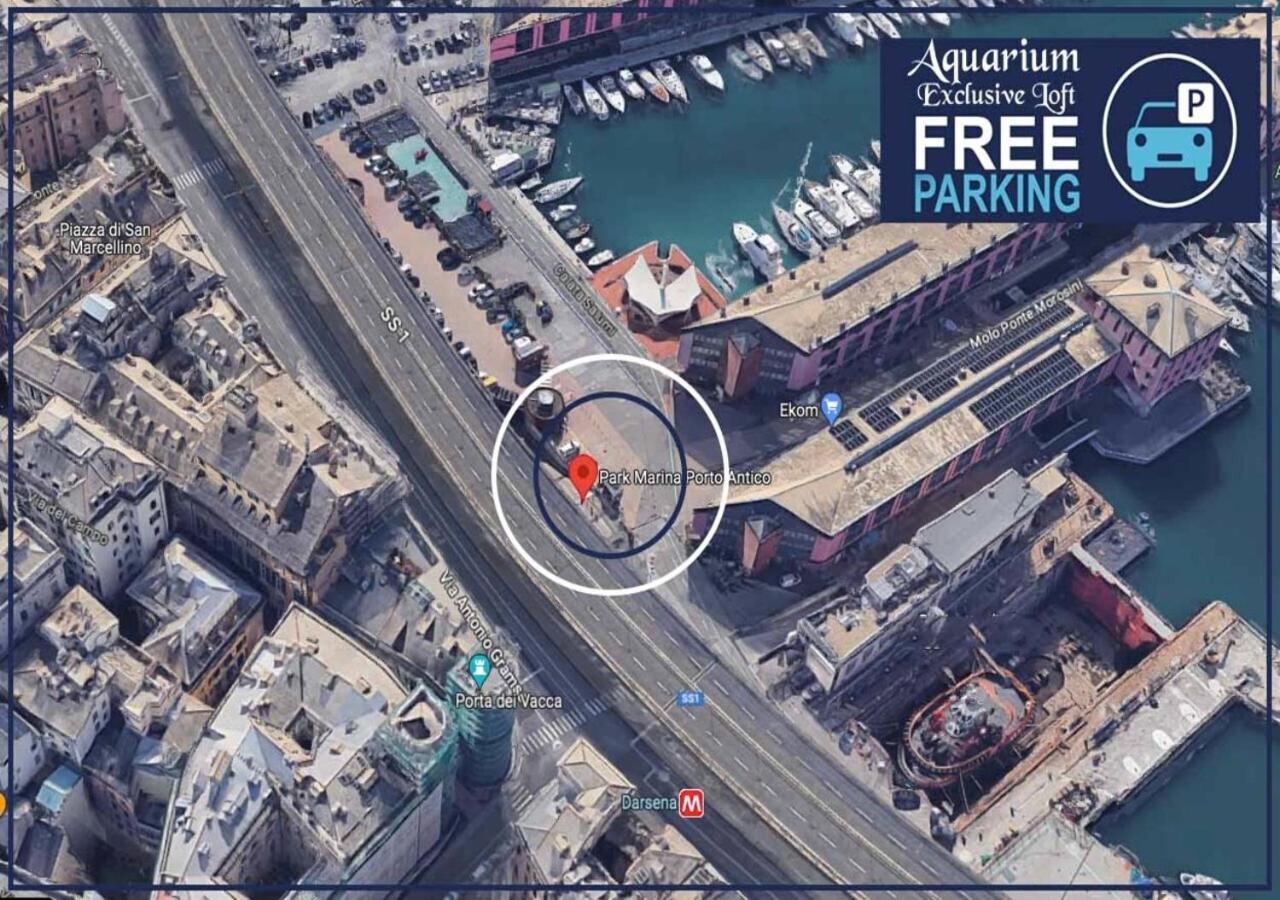 Aquarium Exclusive Loft - Private Parking Apartman Genova Kültér fotó